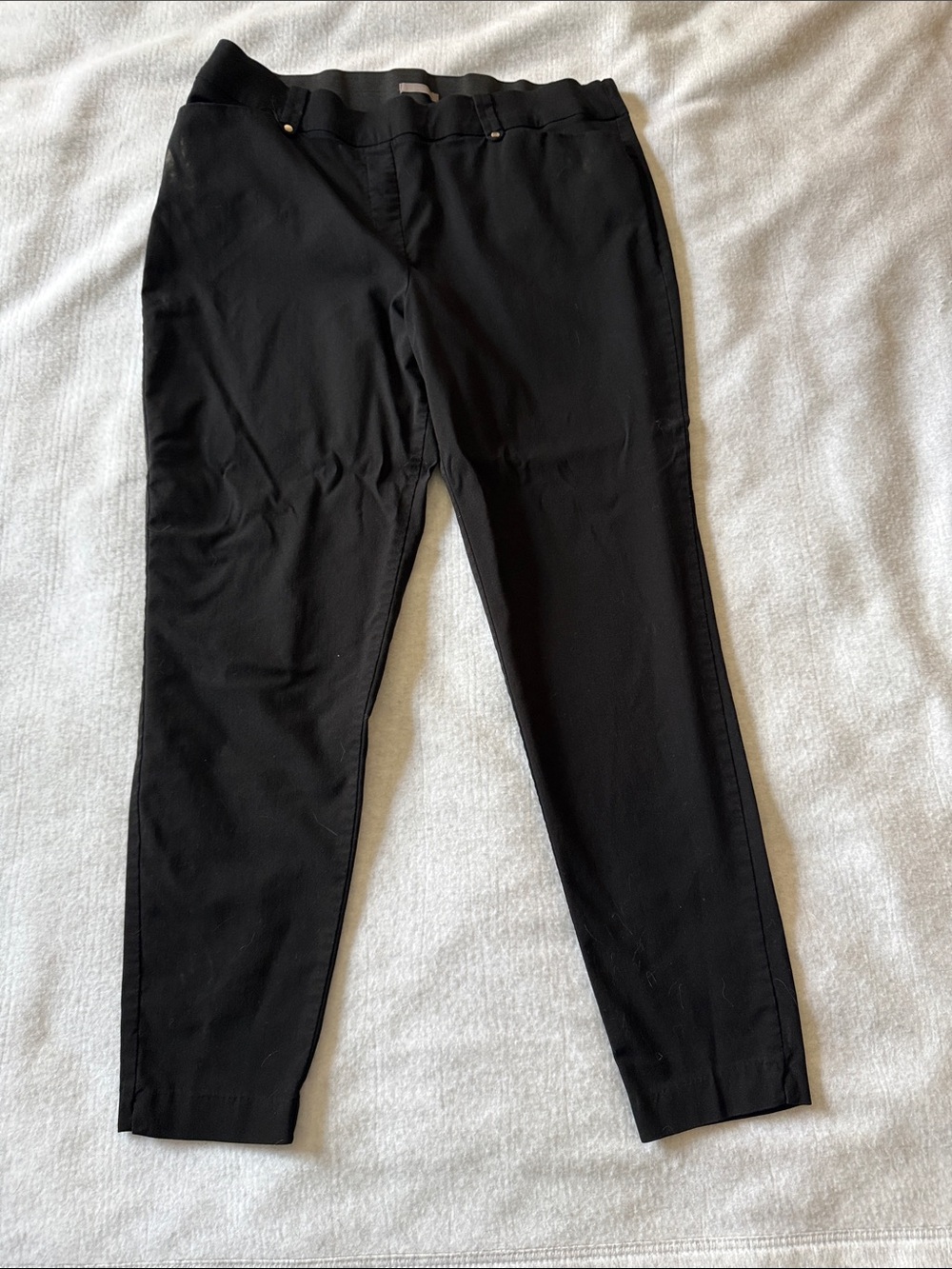 Maurices Black Women's Stretch Ankle Pants